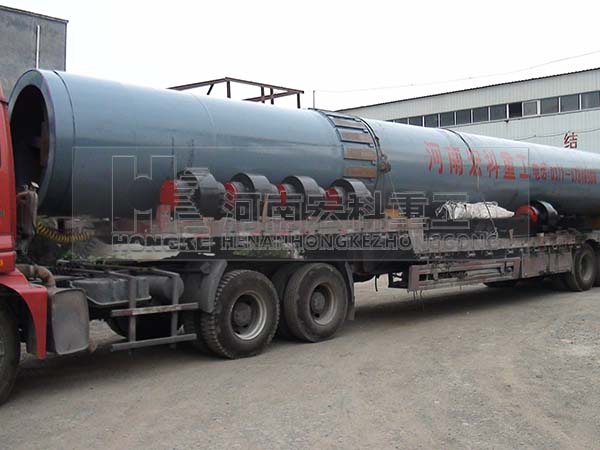 發(fā)往鄂爾多斯頁巖陶?；剞D(zhuǎn)窯發(fā)貨現(xiàn)場