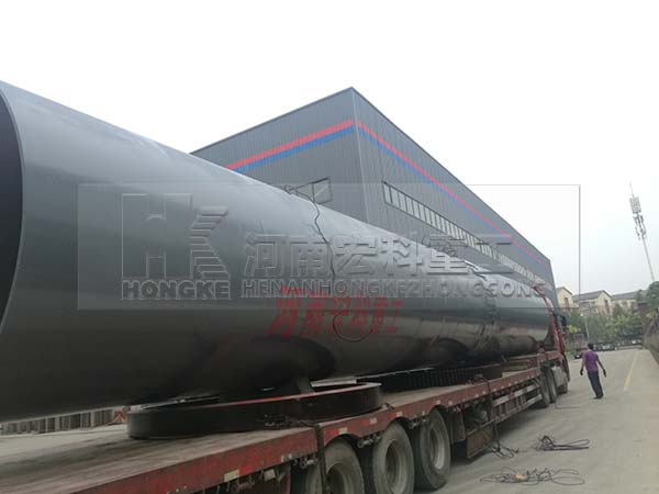 發(fā)往安陽的冶金回轉窯現(xiàn)場